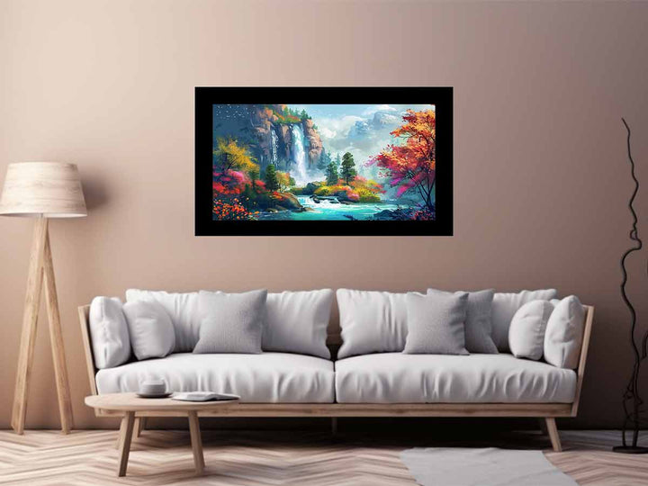 Waterfall Painting