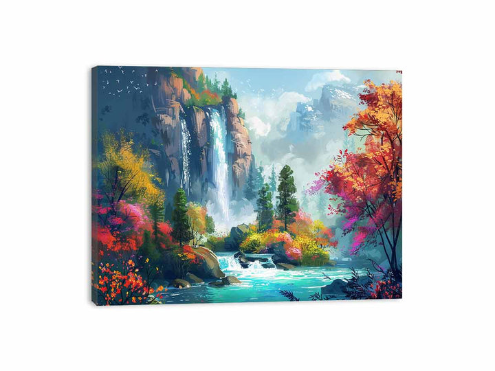 Waterfall Painting