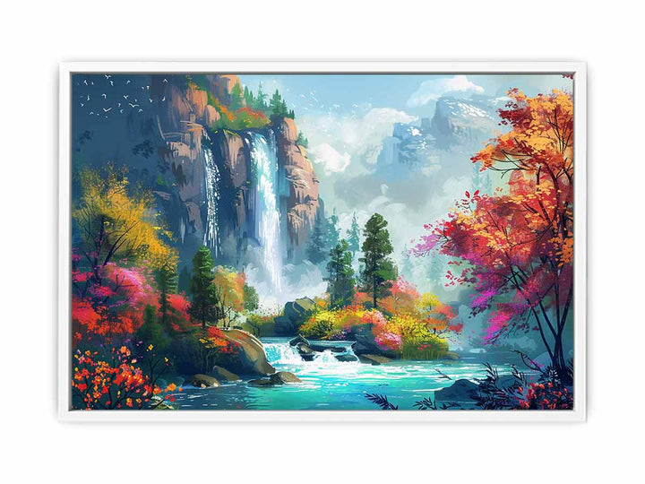 Waterfall Framed Print