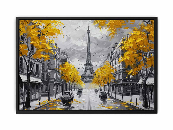 Eiffel Paris Street  Canvas Print