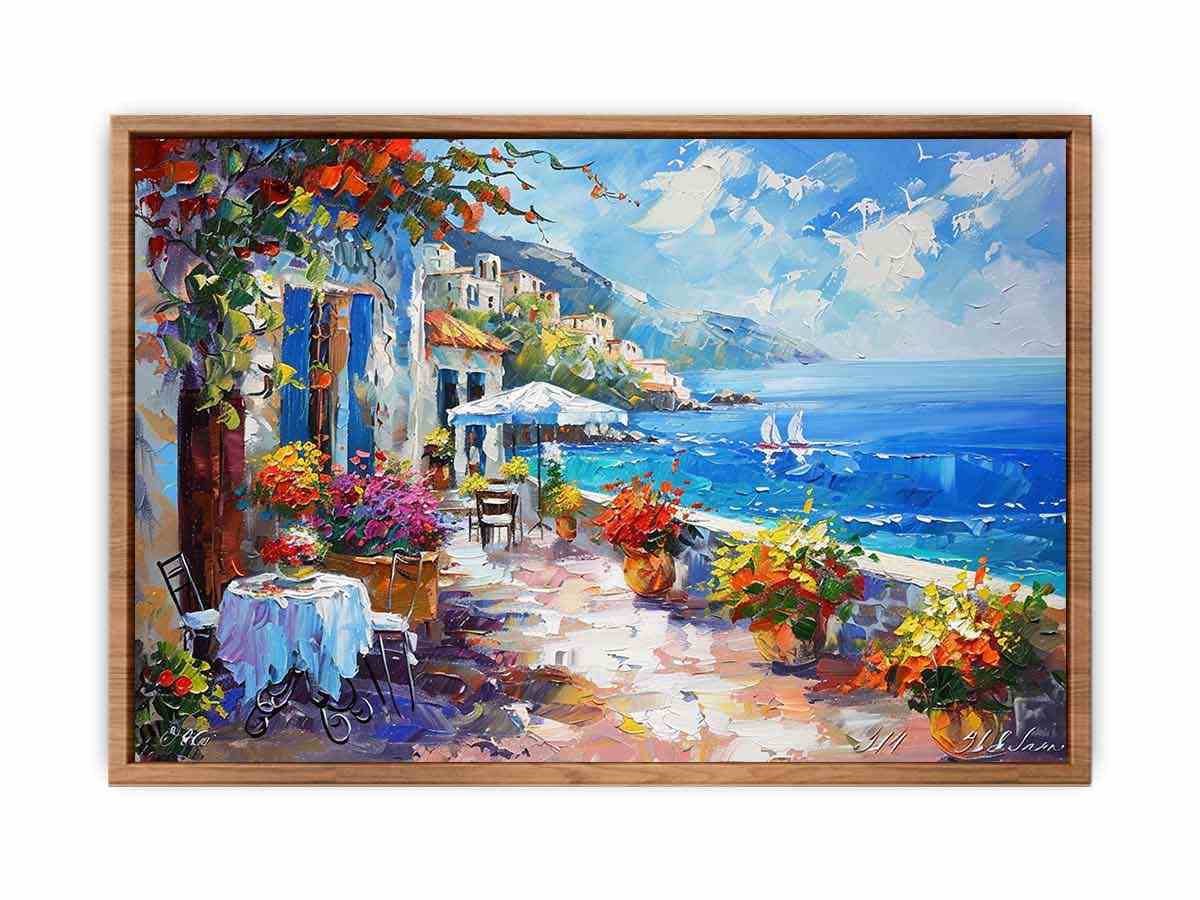 Beachside Cafe Poster