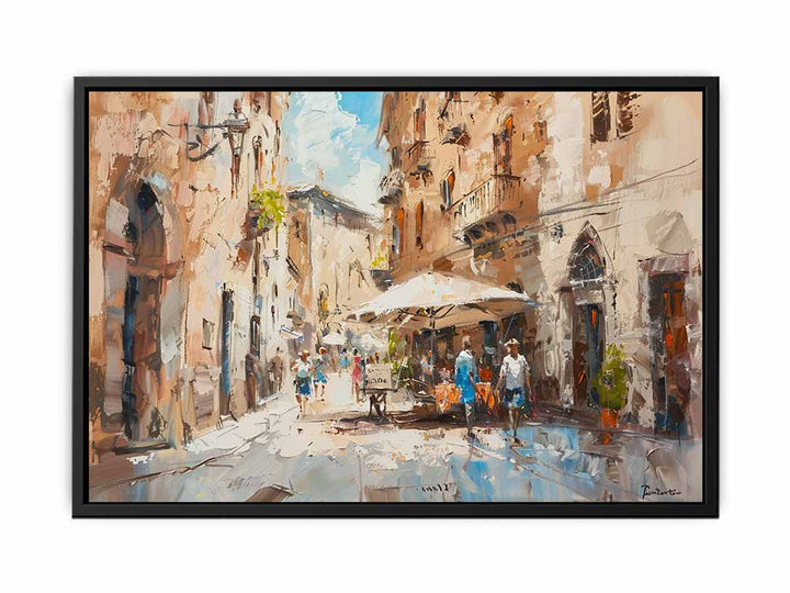 Itlay Street  Canvas Print
