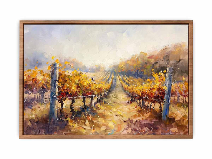 Vineyard Painting Poster