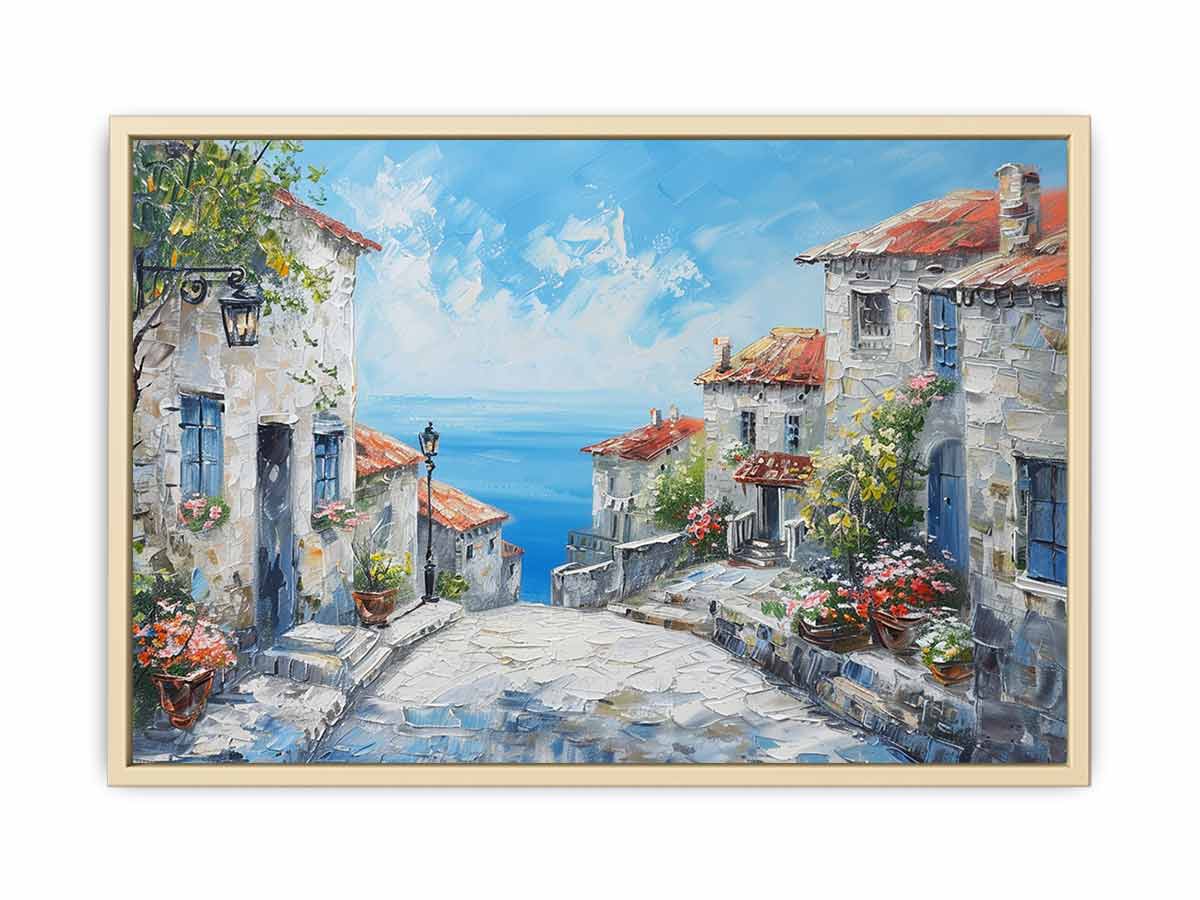 Beach side living  Art Print