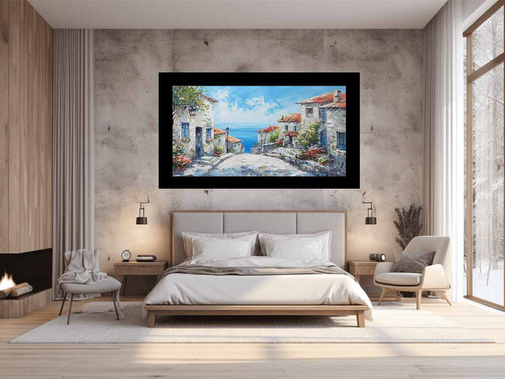 Beach side living Painting
