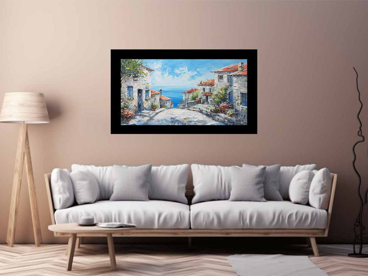Beach side living Painting