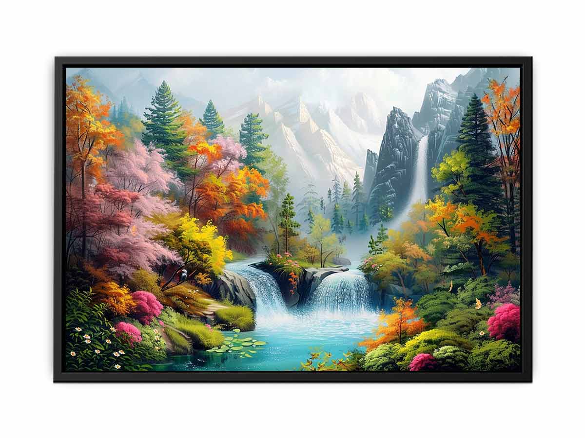 Beatifull  Waterfall  Canvas Print