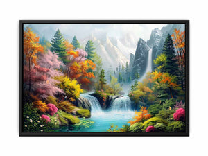 Beatifull  Waterfall  Canvas Print