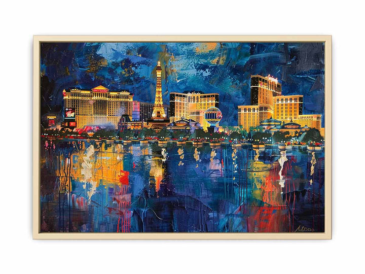 Las Vegas Painting  Art Print
