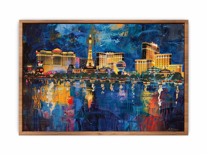 Las Vegas Painting Poster