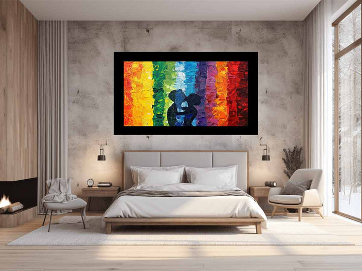 Rainbow  Love Painting