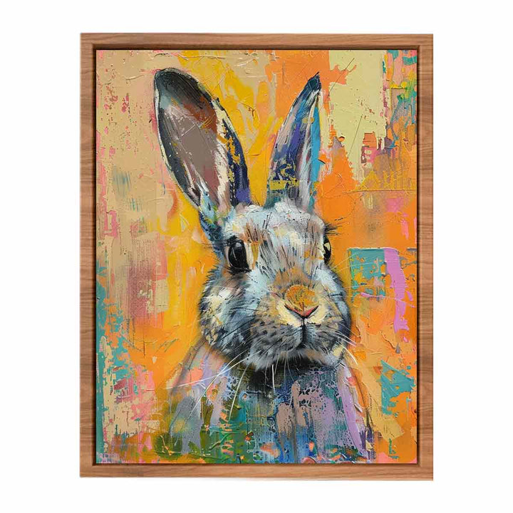 Rabbit Painting  Poster