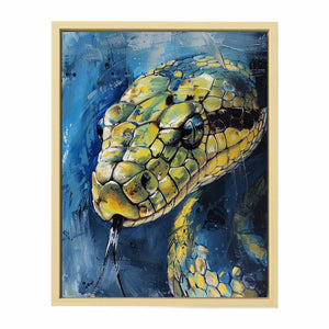 Cobra Snake Painting  Art Print