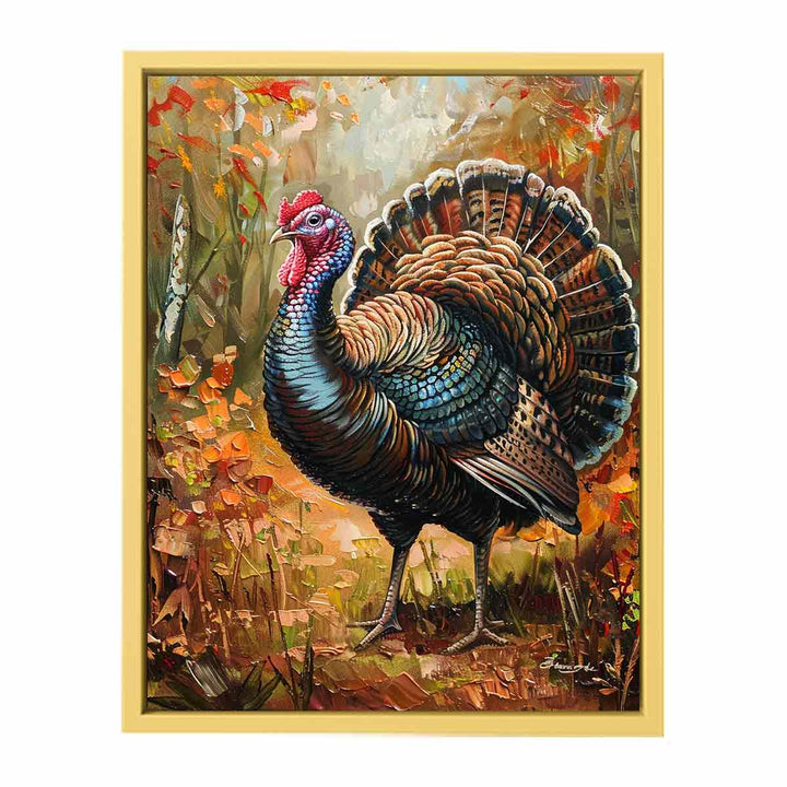 Turkey Painting  Streched canvas
