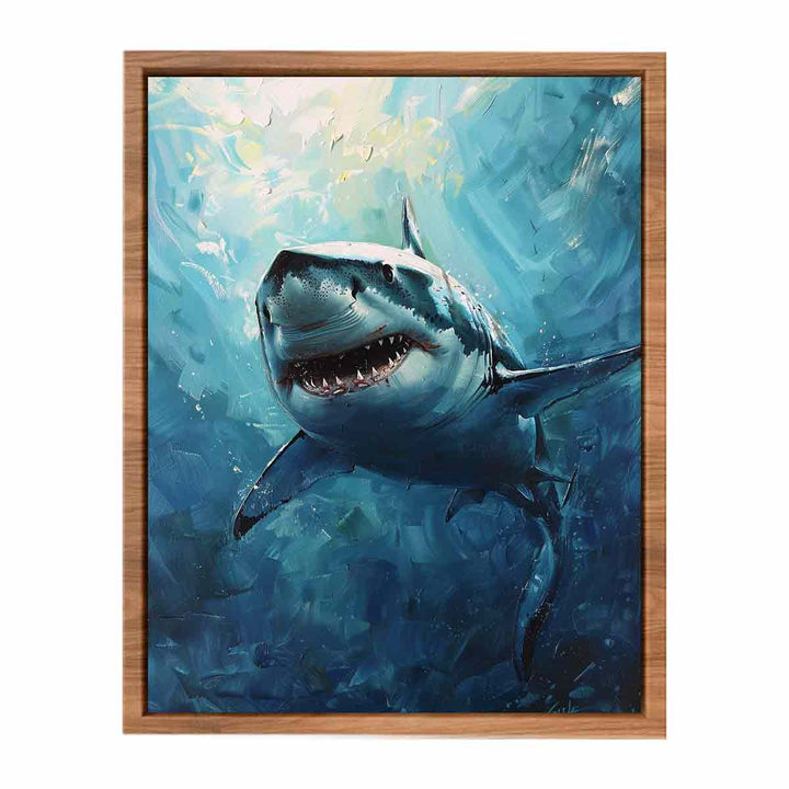Shark Painting  Poster
