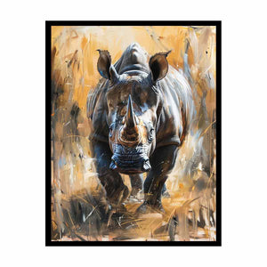 Rhino Painting   Canvas Print