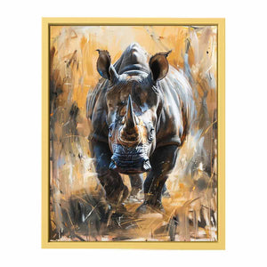 Rhino Painting   Streched canvas