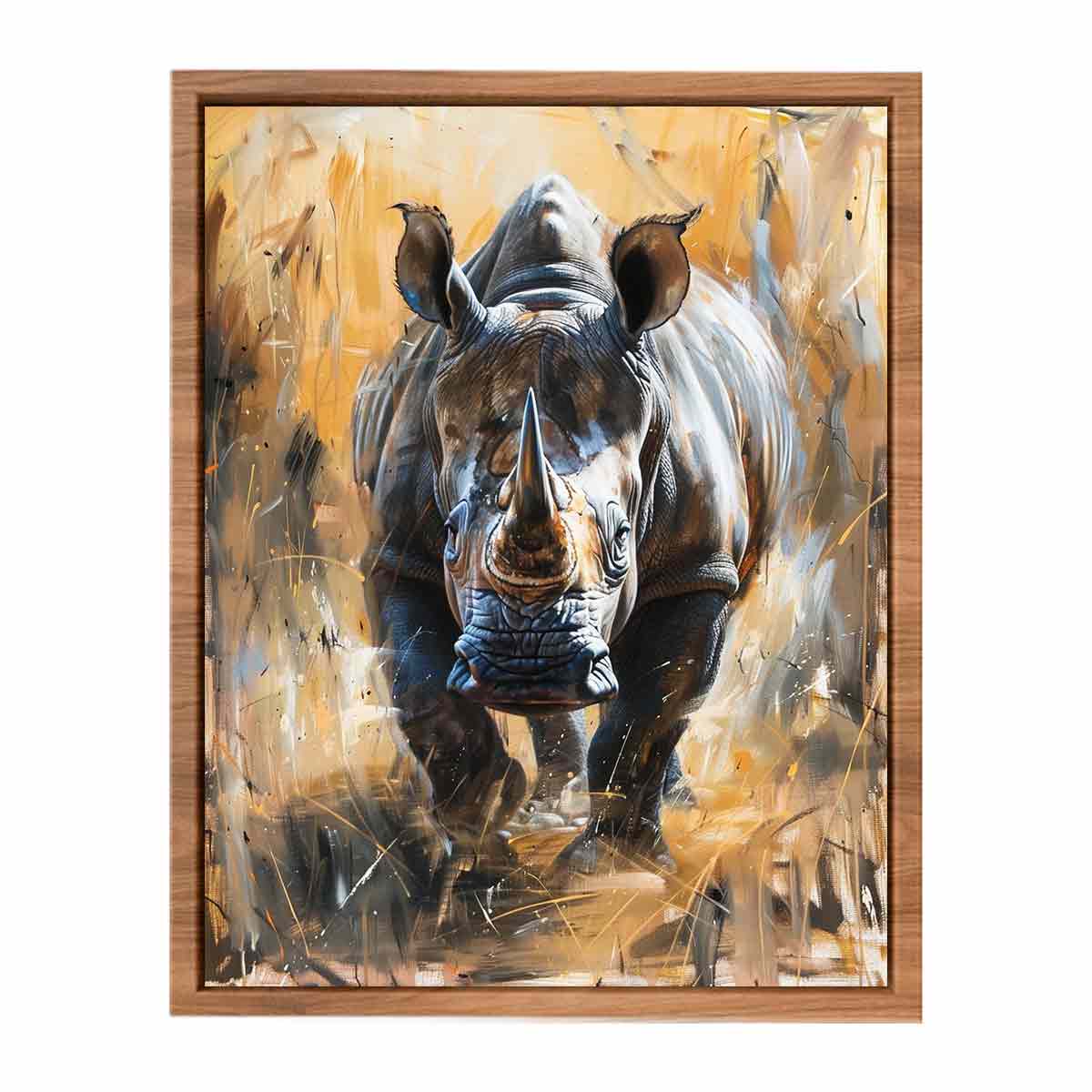 Rhino Painting  Poster