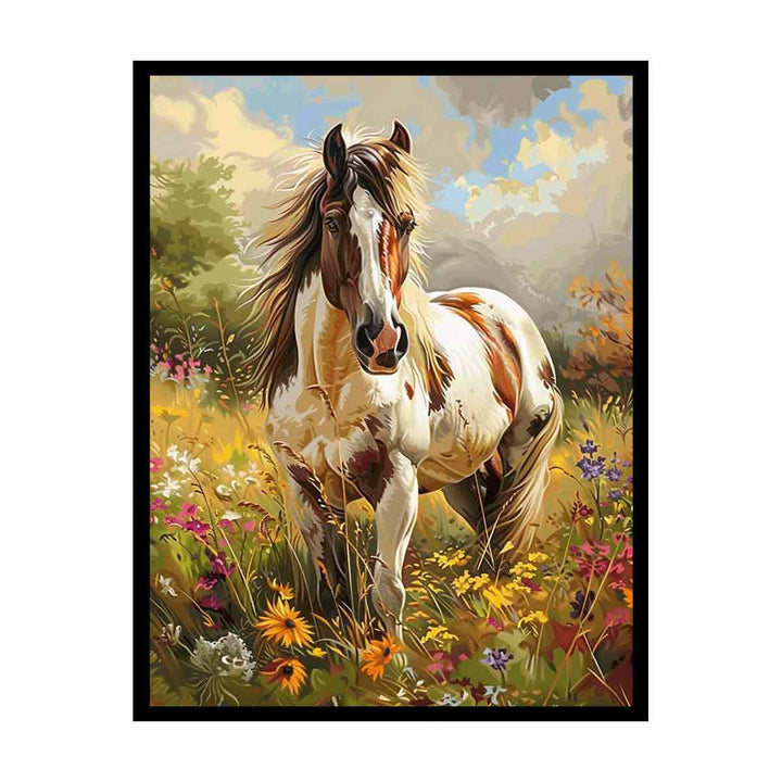 Pony Painting   Canvas Print