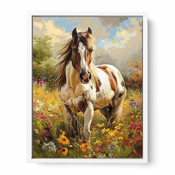 Pony Painting  Framed Print