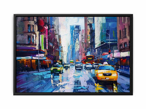 Sydney Street Painting  Canvas Print