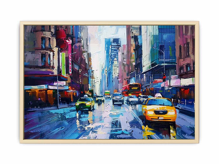 Sydney Street Painting  Art Print