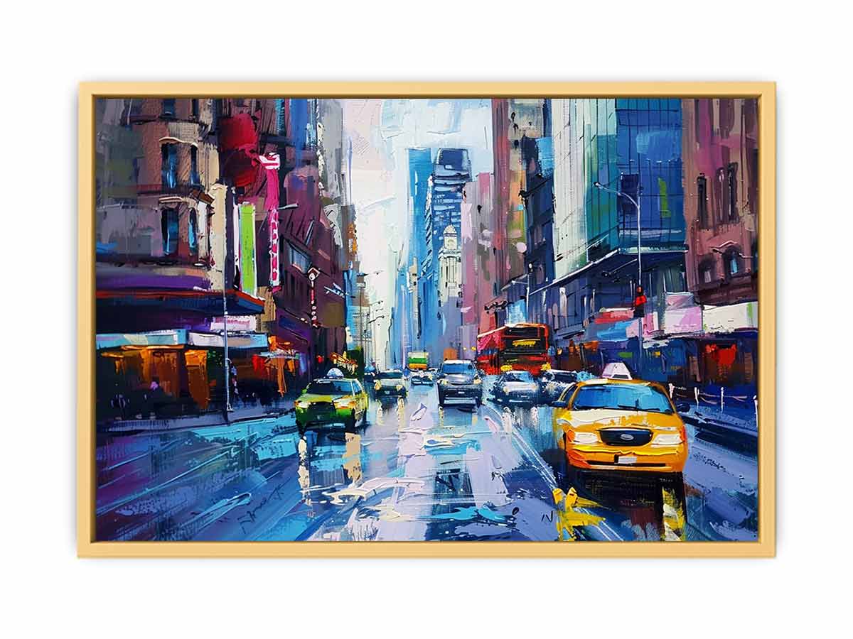 Sydney Street Painting  Streched canvas