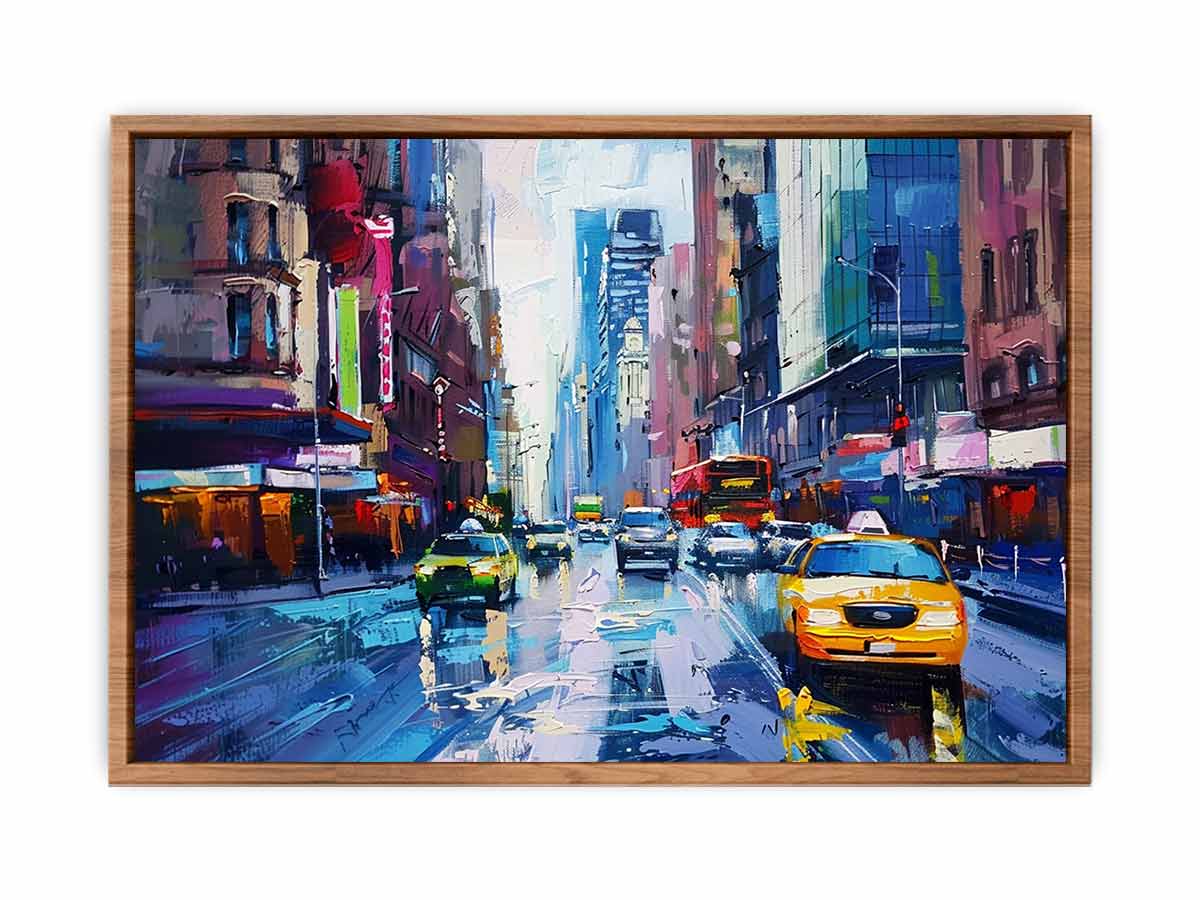 Sydney Street Painting Poster