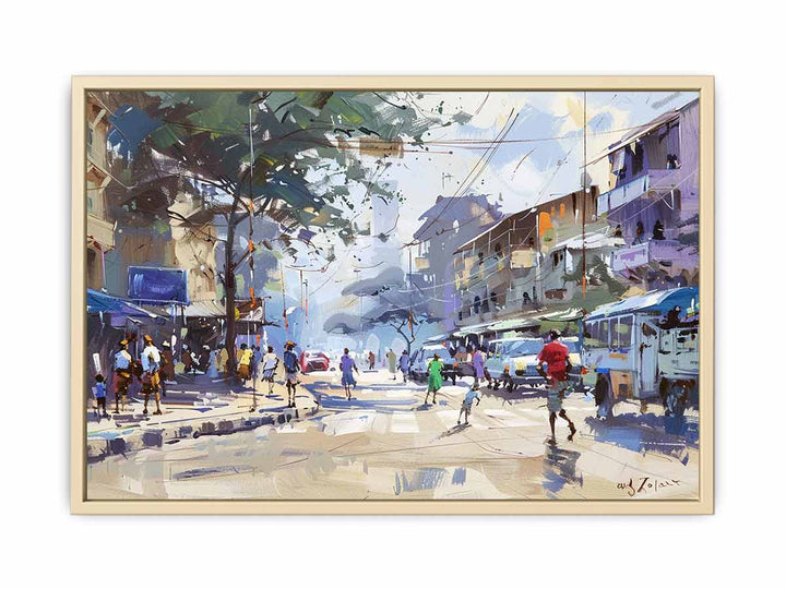 Streets In Nairobi  Art Print