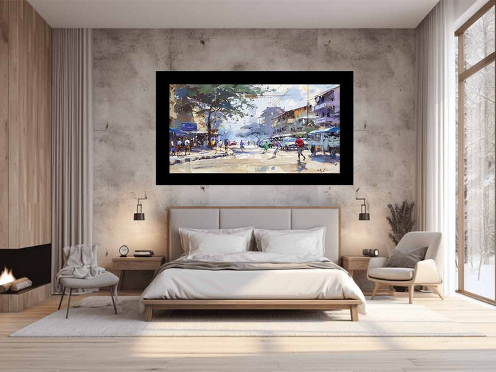 Streets In Nairobi Painting