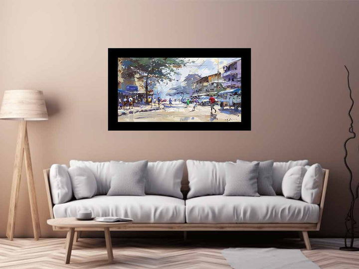 Streets In Nairobi Painting