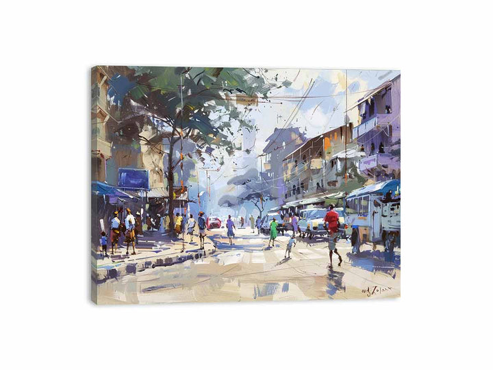 Streets In Nairobi Painting