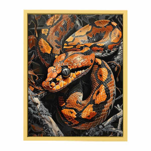 Snake Painting  Streched canvas