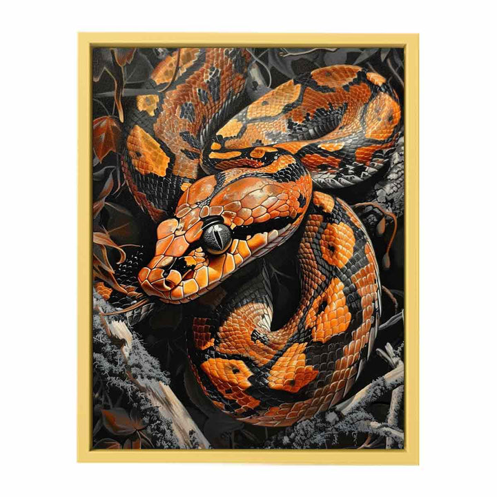 Snake Painting  Streched canvas