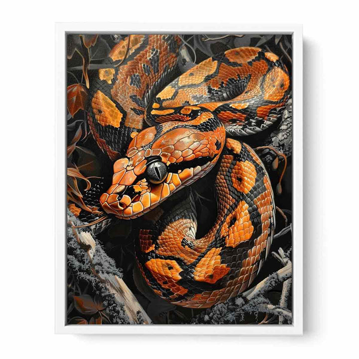 Snake Painting Framed Print