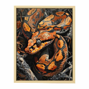 Snake Painting  Art Print