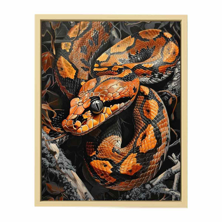 Snake Painting  Art Print