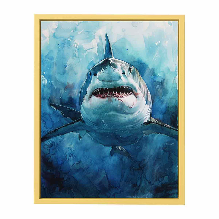 Shark Painting  Streched canvas