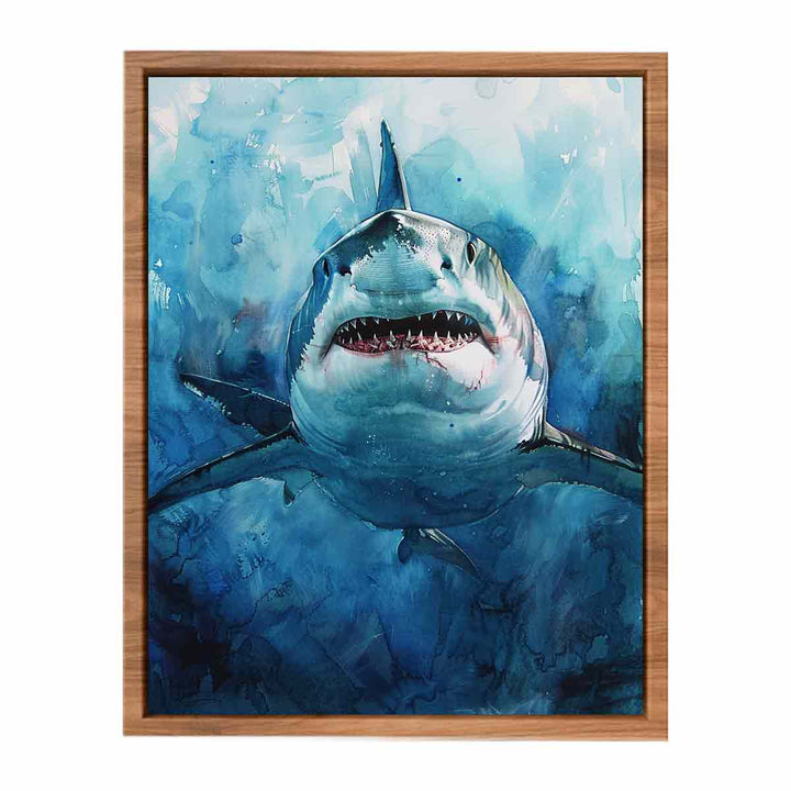 Shark Painting Poster