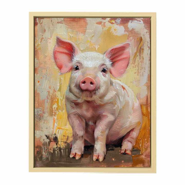Pig Painting  Art Print