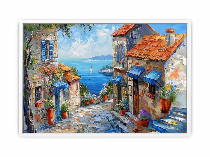 Mediterranean Painting Framed Print