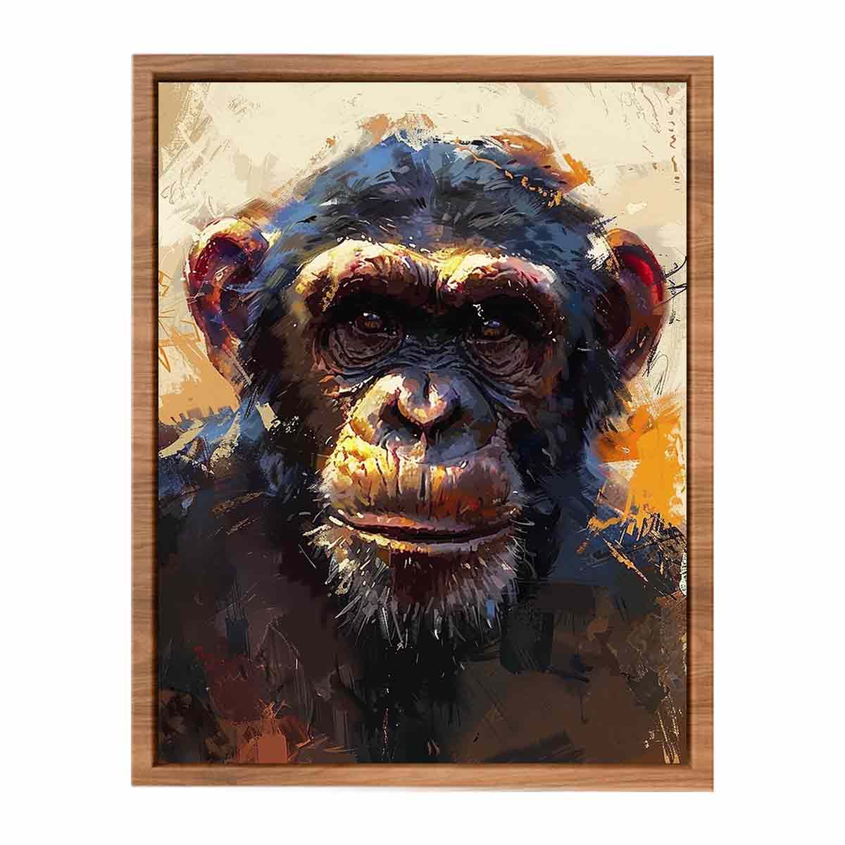 Ape Painting Poster