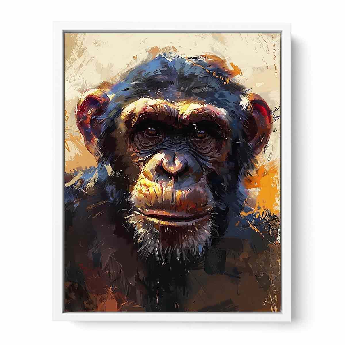Ape Painting Framed Print