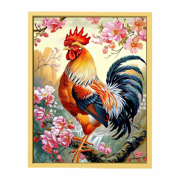 Cock Painting  Streched canvas