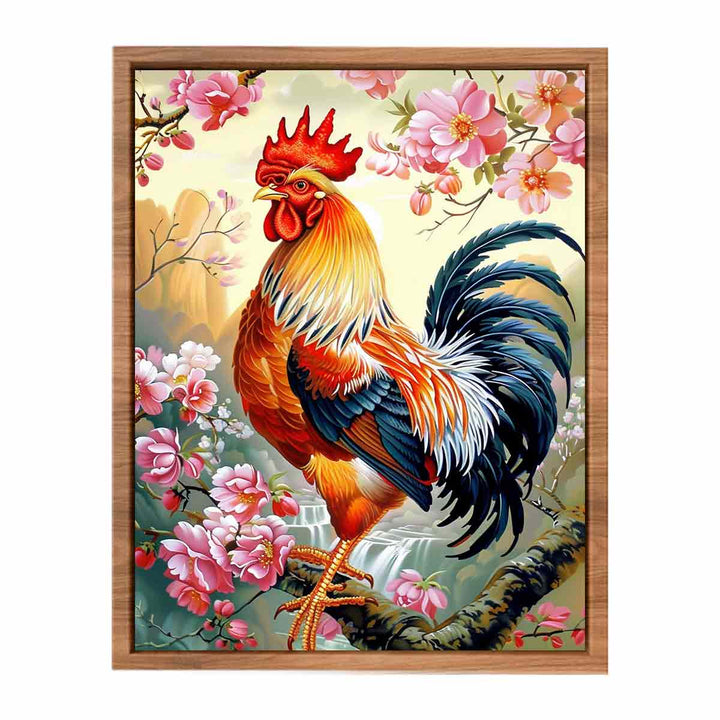 Cock Painting Poster