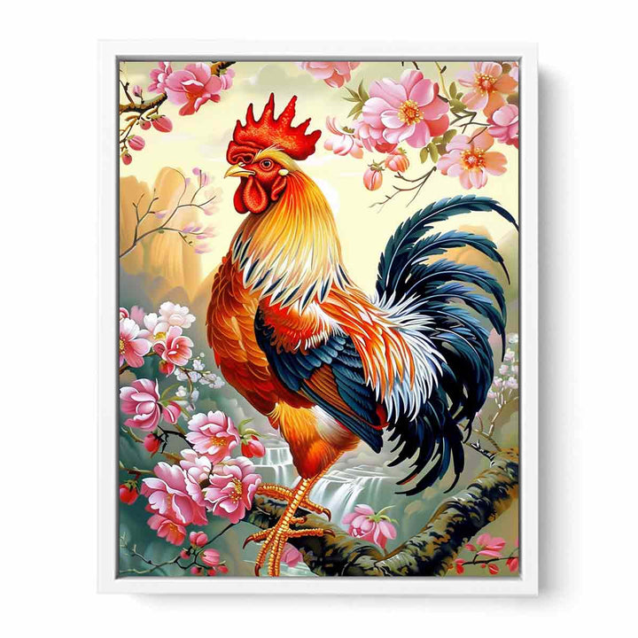 Cock Painting Framed Print