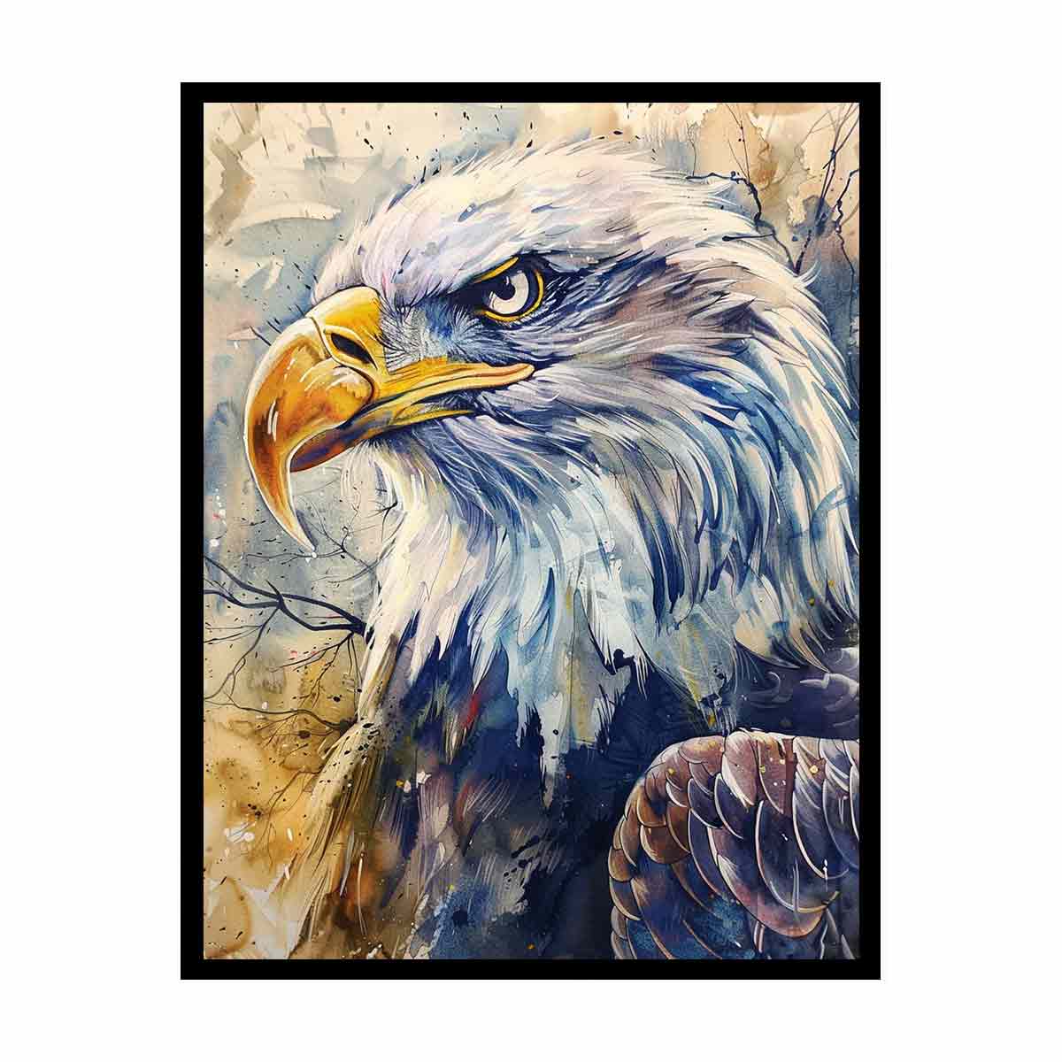 Eagle Painting  Canvas Print