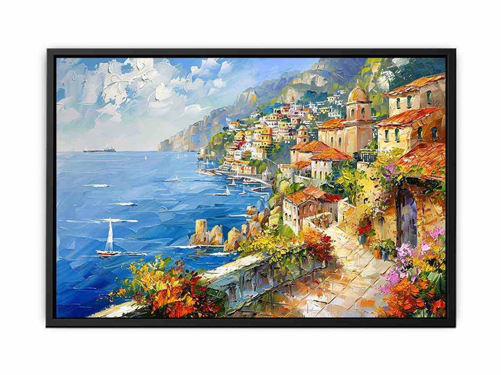 Mediterranean Beach  Canvas Print