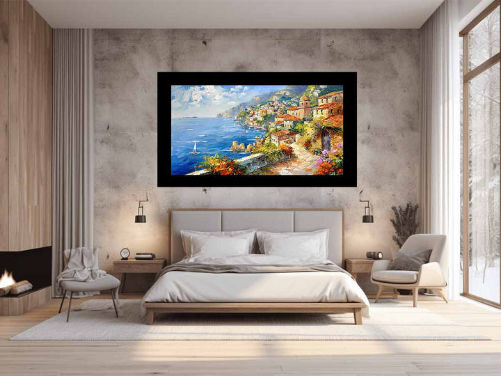 Mediterranean Beach Painting