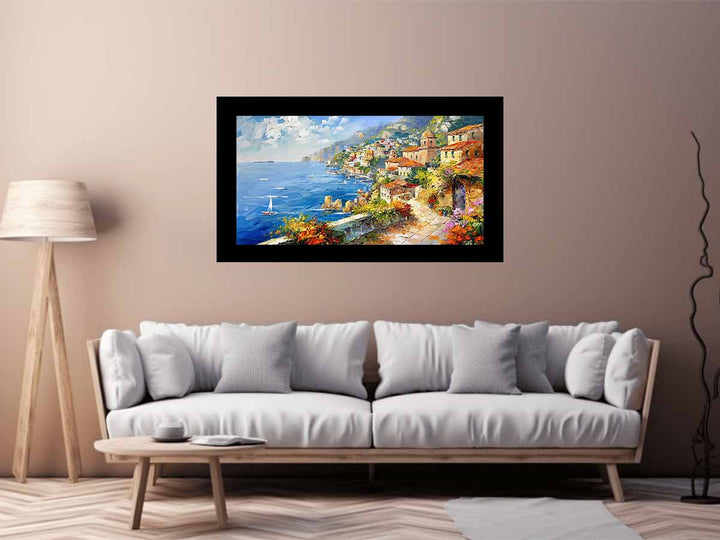 Mediterranean Beach Painting